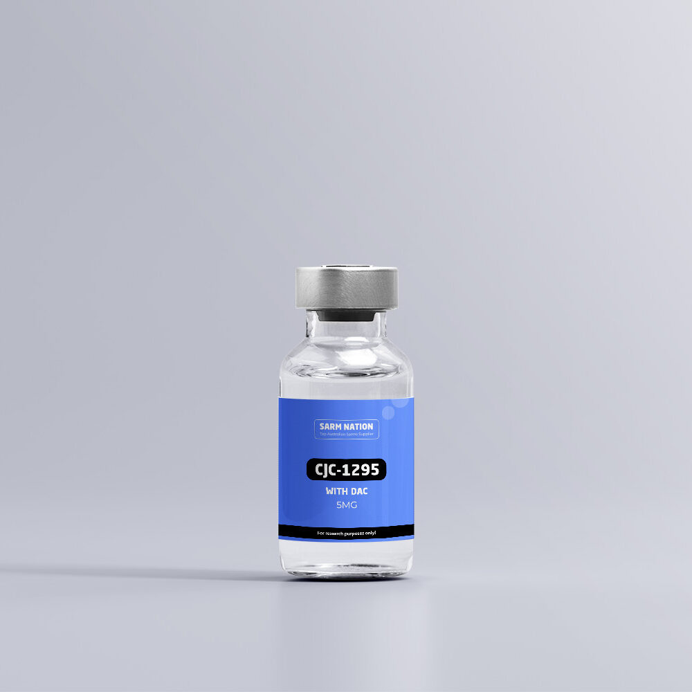 CJC-1295 with DAC peptide research vial 5mg by SARM Nation for laboratory research use only